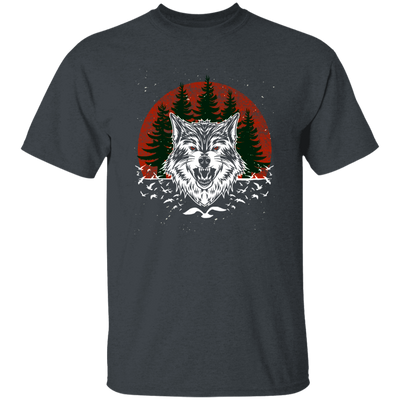 Cool Wolf, Wolf Lover Gift, The Wild Gift, Retro Wolf, Wildwolf Love Gift Unisex T-Shirt
