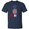 Pineapple America, American Flag, 4th July Anniversity, Pineapple Gift Unisex T-Shirt