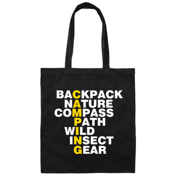 Camping Lover, Nature Camping, Backpacking Wilderness, Love To Camp Canvas Tote Bag