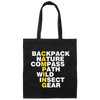 Camping Lover, Nature Camping, Backpacking Wilderness, Love To Camp Canvas Tote Bag