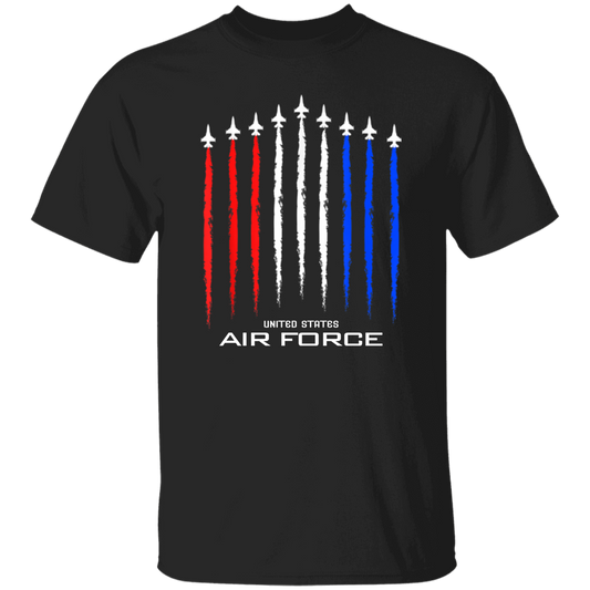 American Flag, Air Force, US Veterans, 4th Of July, Love Plane Gift Unisex T-Shirt