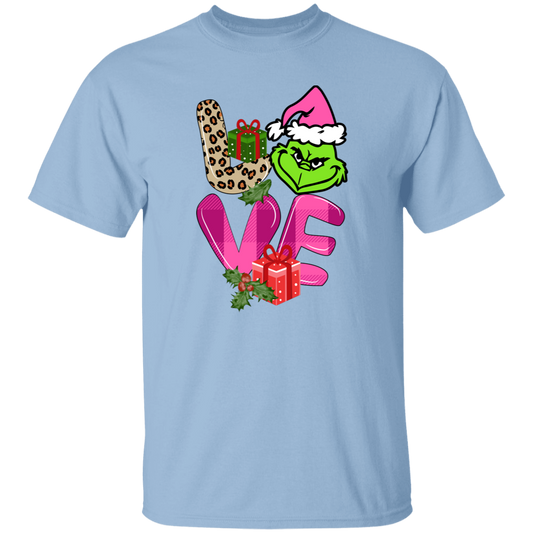 Love Grinch, Pink Grinch, Funny Love Grinch, Trendy Grinch, Merry Christmas, Trendy Christmas Unisex T-Shirt