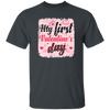 Love This Day, My First Valentine, Couple Anniversary Day, Valentine's Day, Trendy Valentine Unisex T-Shirt