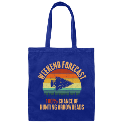 Best Arrowhead, Forecast Arrowhead, Arrowhead Collecting Retro Canvas Tote Bag