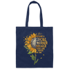 Sun Flowers, I Became A Social Worker Canvas Tote Bag