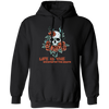 Skull With Roses, Life Is The Whisper Of The Death Pullover Hoodie