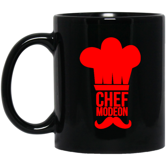 Cook Lover Gift, Cooking Kitchen, Love To Cook, Chef Modeon Gift Black Mug