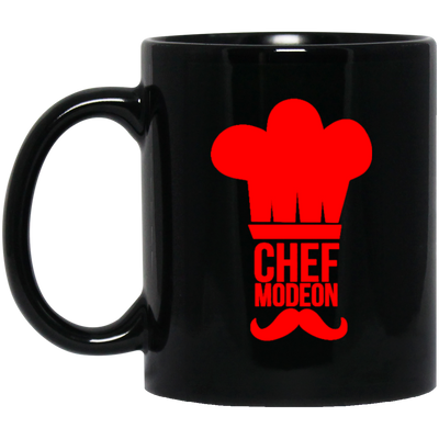 Cook Lover Gift, Cooking Kitchen, Love To Cook, Chef Modeon Gift Black Mug