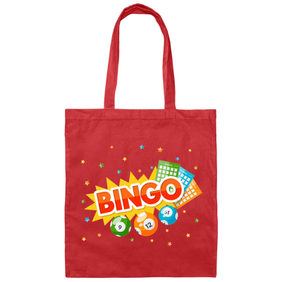 Congratulation Bingo, Love Bingo, Bingo Ticket Lover Canvas Tote Bag