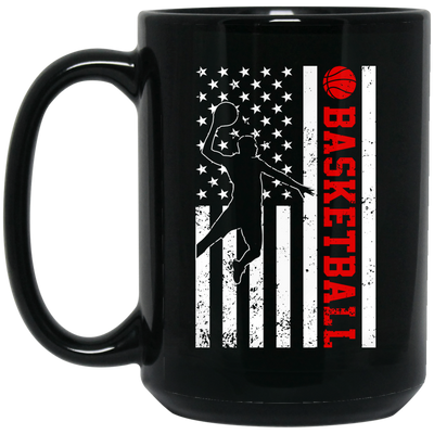 Basketball Player, American Basketball, Basketball Team Black Mug