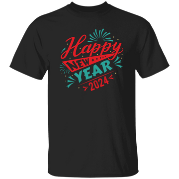 Happy New Year 2024, Happy New Year, Fireworks New Year Unisex T-Shirt