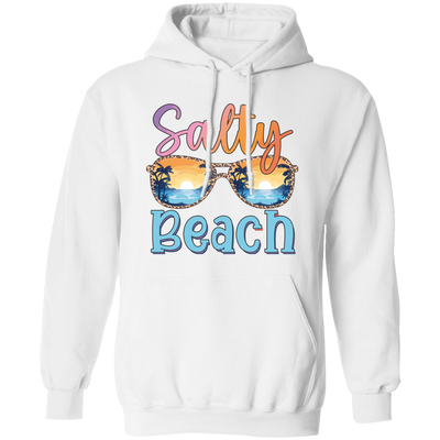 Salty Beach, Summer Vacation, Sunglasses With Sea Pullover Hoodie