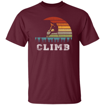 Bouldering Lover, Mountaineer Vintage Gift, Sporty Climb Climber Unisex T-Shirt