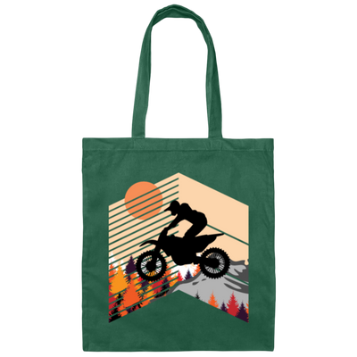 Gift For Extreme Sport Lover Dirtbike Motorbike Canvas Tote Bag