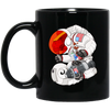 Pangolin Love Gift, Pangolin In A Astronaut Uniform, Love Astronaut Gift Black Mug