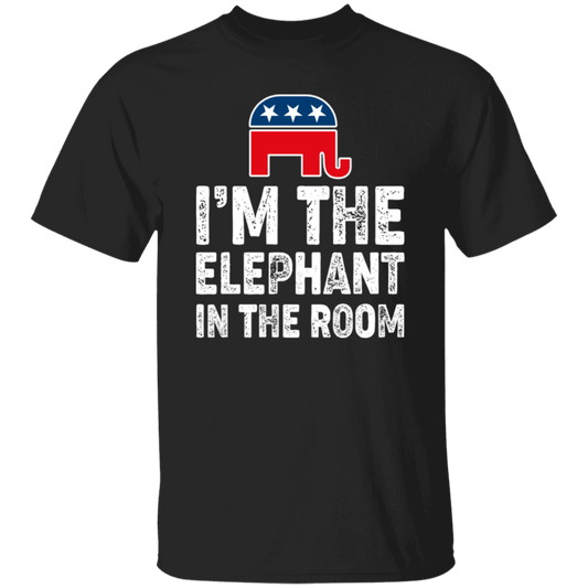 I Am The Elephant In The Room, Republican, American Love Gift, Elephant Lover Unisex T-Shirt