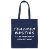 Teacher Besties Back To School Canvas Tote Bag