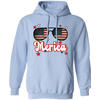 Sunglasses America, American Flag, Star America Pullover Hoodie