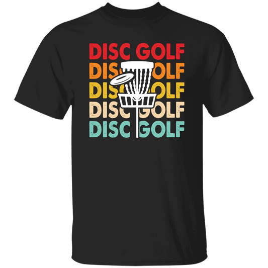Disc Golf Game, Retro Disc Golf, Through The Disc To The Basket Unisex T-Shirt