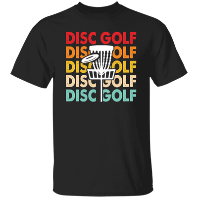 Disc Golf Game, Retro Disc Golf, Through The Disc To The Basket Unisex T-Shirt