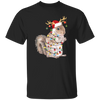 Squirrel Christmas, Merry Christmas, Christmas Lights, Funny Squirrel Unisex T-Shirt