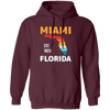 Miami Florida, Miami City, Florida Design, Retro Florida Pullover Hoodie