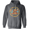 Grow With The Flow, Inspire, Support, Careful, Groovy Style Pullover Hoodie