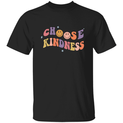 Retro Happy Face, Choose Kindness, Men Women Positive Unisex T-Shirt