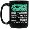 Actor Hourly Rate, Funny Actor, Best Of Actor Black Mug