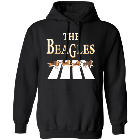 The Beagles, Dogs Hunt Bunnies, 4 Dogs, Beagle Dogs Pullover Hoodie