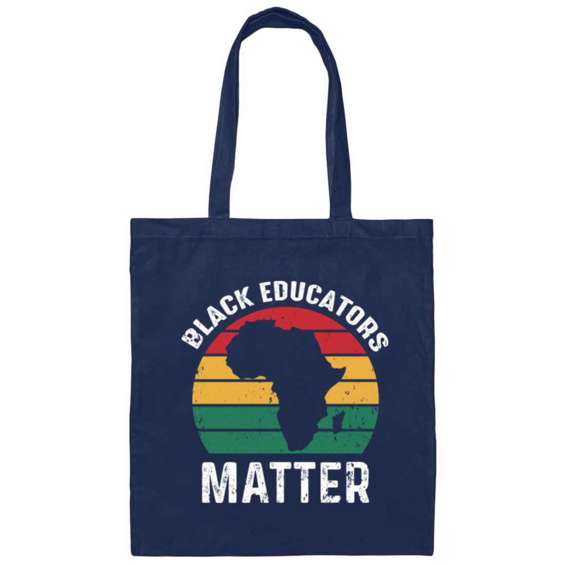 Africa Retro Black Educations Matter Retro Africa Canvas Tote Bag