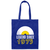 Birthday Present Legend Since 1975 Record Gift Canvas Tote Bag
