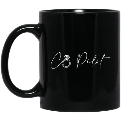 Co Pilot, Married To Pilot, Love Pilot, Pilot Lover Black Mug