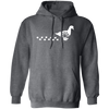 Duck Silhouette, Ducks Trace, Duck Footprint Pullover Hoodie