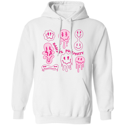 This Radiate Positivity, Groovy Smile Face, Radiate Positivity Energy Pullover Hoodie radiates positive energy with its uniquely designed groovy smile face. Its comfortable fabric and classic fit will make it a wardrobe staple for years to come.