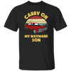 Carry On My Wayward Son, Red Car, Classic Car Unisex T-Shirt