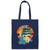 Japanese Style Traditional Japanese Art Abtract Building Canvas Tote Bag