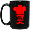 Cook Lover Gift, Cooking Kitchen, Love To Cook, Chef Modeon Gift Black Mug