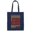 Jesus Lover, Paid It All, American Jesus, Love Jesus Gift, My Faith My Jesus Canvas Tote Bag