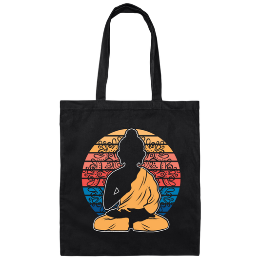 Buddha Meditation Mind Manifestation, Meditation Buddha Gift Canvas Tote Bag