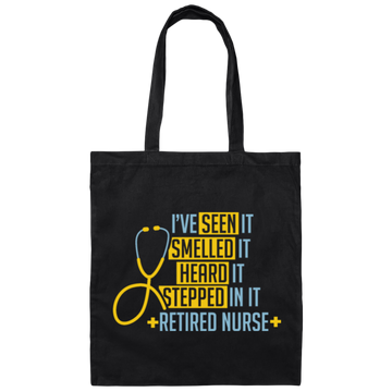 Retired Nurse Medical Occupation Retirement Present Canvas Tote Bag