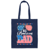 Father's Day, All American Dad, American Sunglasses Canvas Tote Bag