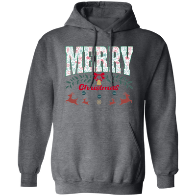 Merry Christmas, Best Christmas, Cute Reindeer, Merry Christmas, Trendy Christmas Pullover Hoodie