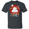 It's Fine, Everythings Fine, Melting Snowman, Plaid Xmas, Merry Christmas, Trendy Christmas Unisex T-Shirt