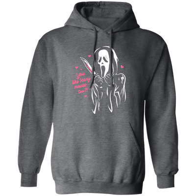 You Like Scary Movie Too, I Love Scary Movies, Excited Movies Pullover Hoodie