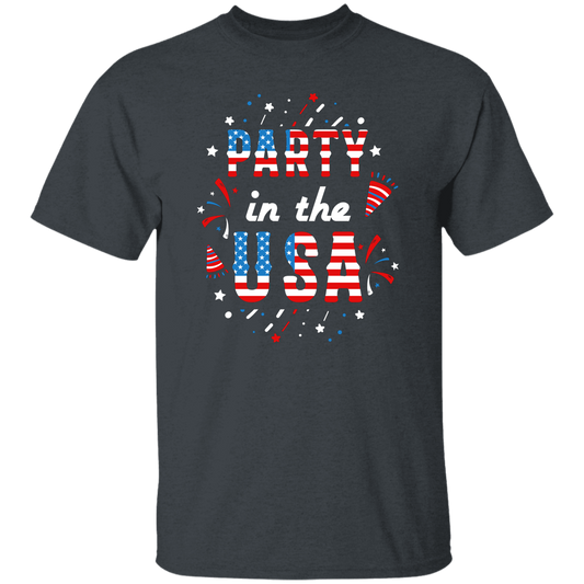 American Party, American Flag, 4th July Anniversary Unisex T-Shirt