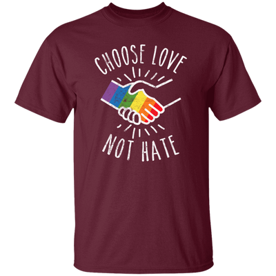 Choose Love Not Hate, Pride's Day Gifts, Lgbt Peace Unisex T-Shirt