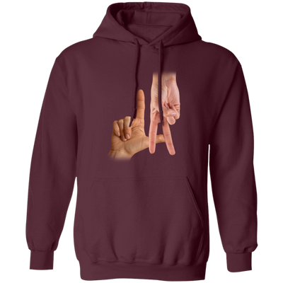 LA Sign, Hand Sign, Los Angeles Hand Sign, Love American Pullover Hoodie