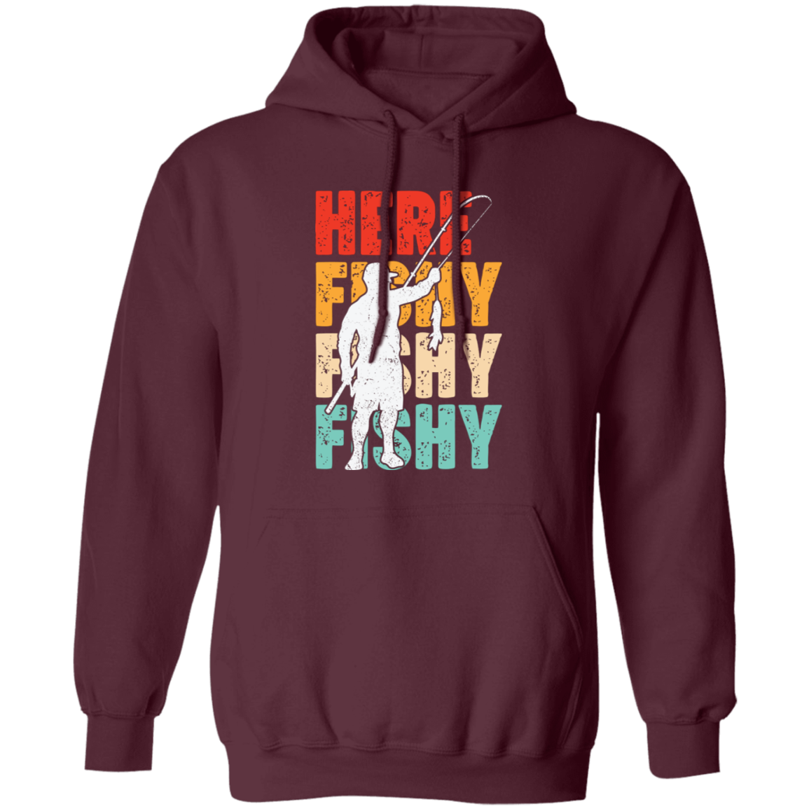 This Here Fishy, Love Fishing, Retro Fishing, Fishing Man, Fishing Rod Pullover Hoodie is perfect for any fishing enthusiast. Crafted with high quality materials, it features Here Fishy, Love Fishing, Retro Fishing, Fishing Man, and Fishing Rod graphics on the chest and sleeves, making it a great choice for your next outdoor adventure. The hoodie also features a comfortable fit and a durable construction, ensuring you stay warm and cozy while you fish.