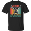Deadlifter Lover Gift, Retro Jesus The Ultimate Deadlifter Unisex T-Shirt